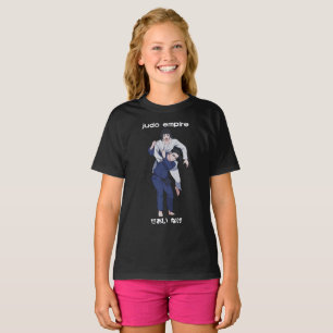 Judo Empire Girls Seoi Nage White print T-shirt