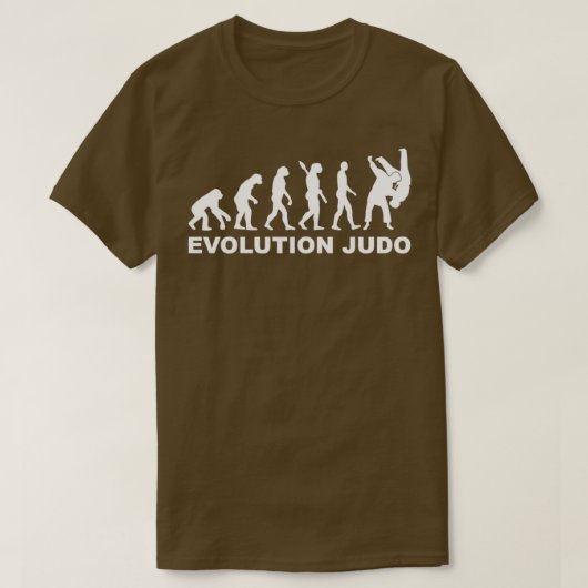 Judo-evolutie T-shirt (Design voorkant)