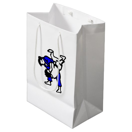 Judo Gift Bags Medium Cadeauzakje (Voorkant Gekanteld)