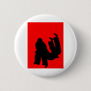 Judo gift cadeau ronde button 5,7 cm