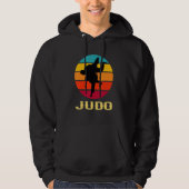 Judo Hand Sunset Martial Arts Style Hoodie (Voorkant)