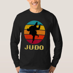 Judo Hand Sunset Martial Arts Style T-shirt