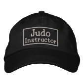 Judo Instructor Geborduurde Pet (Voorkant)