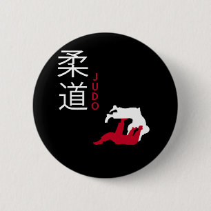 Judo Japanse martial Arts Ronde Button 5,7 Cm