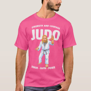Judo Jesus Judoka Judoist Japanse vechtsporten T-shirt