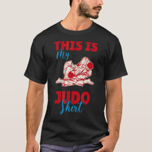 Judo Judoken Japan Jiu Jitsu Martial Training Athl T-shirt