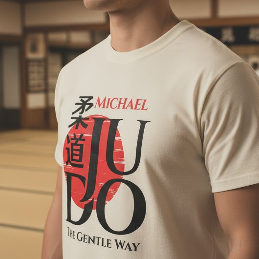 Judo -Kanji, Rising Sun T-shirt
