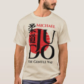 Judo -Kanji, Rising Sun T-shirt (Voorkant)