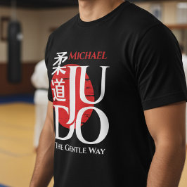 Judo -Kanji, Rising Sun Tri-Blend Shirt