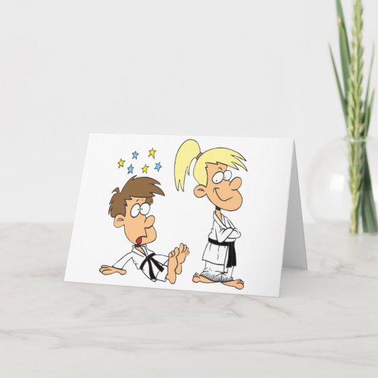 Judo-kinder Kaart (Voorkant)