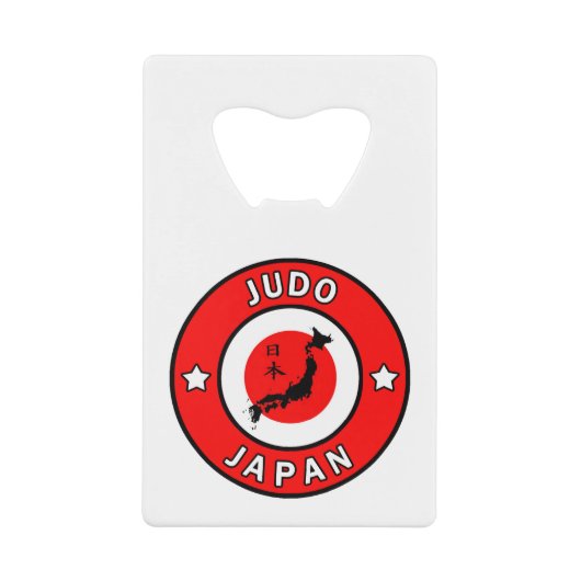 Judo Kredietkaart Flessenopener (Voorkant)