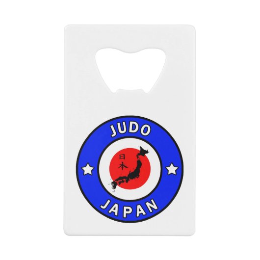 Judo Kredietkaart Flessenopener (Voorkant)