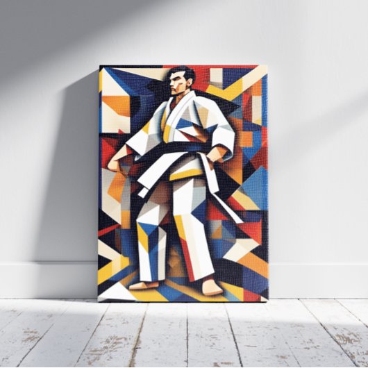 Judo kubisme canvas