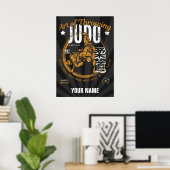 Judo: Kunst van het Throwing Poster (Thuiskantoor)