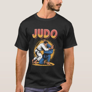 Judo Martial Arts Gooi Ontwerp T-shirt