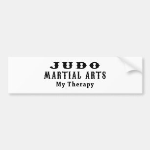 Judo Martial Arts My Therapy Bumpersticker