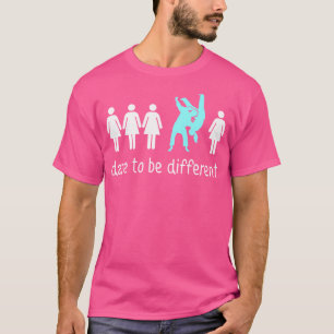 Judo meisje durft anders te zijn dan judo t-shirt