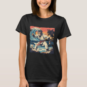 Judo Monkey Taekwondo Kung Fu Golven Judo Monkey T-shirt
