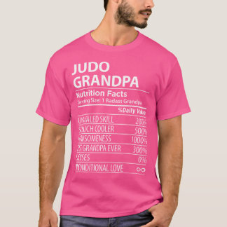 Judo Opa Voedingsfeiten Grappig Judo Opa T-shirt