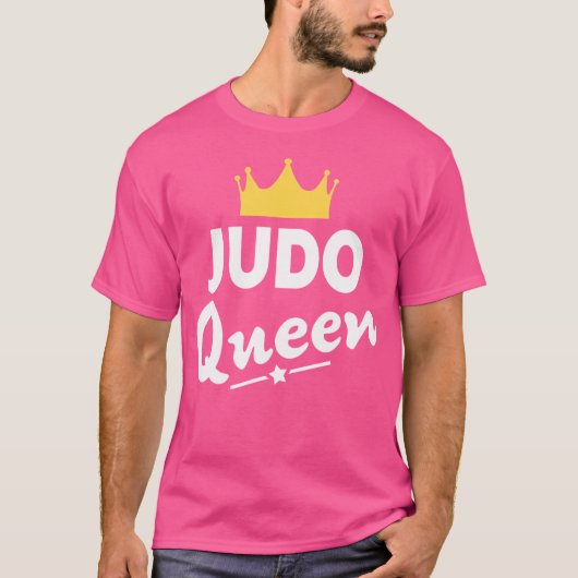 Judo Queen Grappig Judo T-shirt (Voorkant)