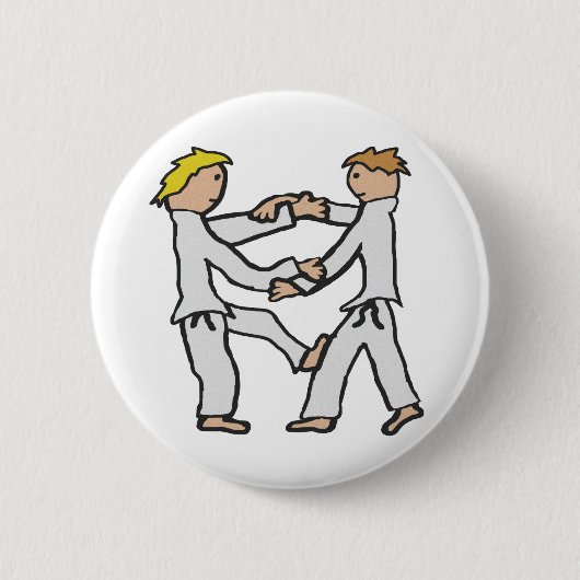 Judo Ronde Button 5,7 Cm (Voorkant)