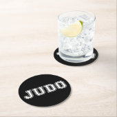Judo Ronde Kartonnen Onderzetter (Insitu)