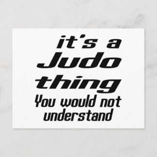 Judo Thing Design Briefkaart