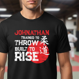 Judo - Trained to Throw - Built to Rise Tri-Blend Shirt