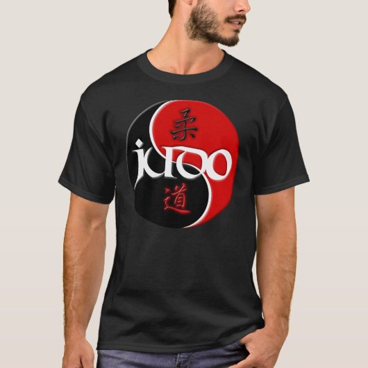 Judo Yin Yang Dark T-Shirt (Voorkant)