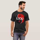 Judo Yin Yang Dark T-Shirt (Voorkant volledig)