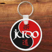 Judo Yin Yang Sleutelhanger (Voorkant)