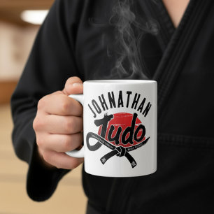Judo - Zwarte Band - Rijzende Zon Koffiemok