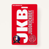 JUDOKICKBOX Badge - Credencial Vip (Achterkant)