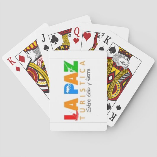 Juego de cartas La Paz turistica Pokerkaarten (Achterkant)