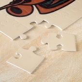 Juffrouw. begrip legpuzzel (Zijkant)