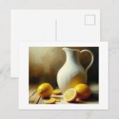 Jug et citrons, carte postale (Devant / Derrière)