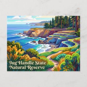 Jug Handle State Natural Reserve Californië Briefkaart