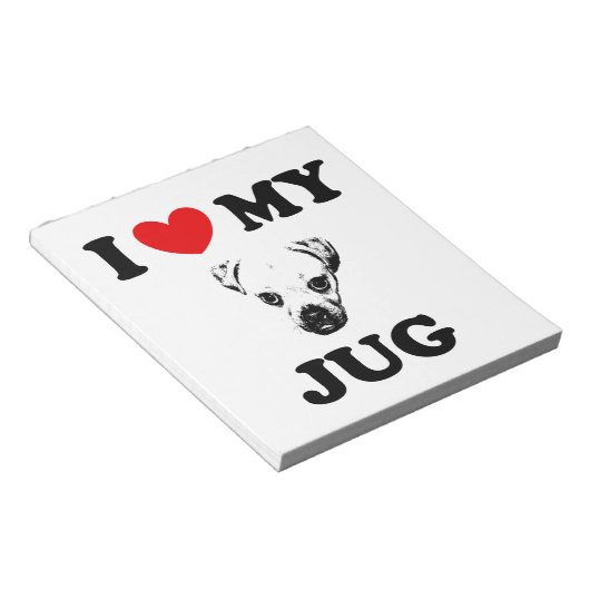 jug hond notitieblok (Schuin)