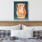 Jug, Leeds, c.1770 Canvas Afdruk (Insitu (Slaapkamer))