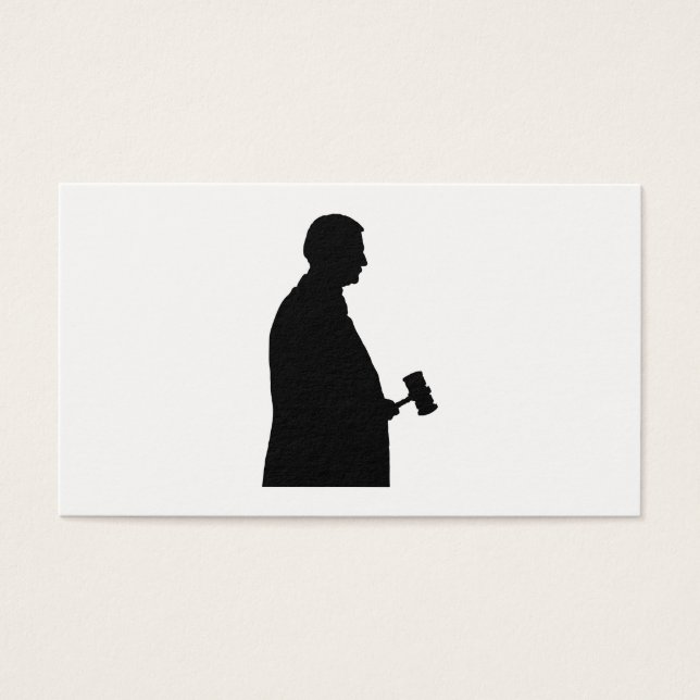 Juge avec silhouette de marteau (Devant)