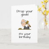 **Juge** CARTE "SON ANNIVERSAIRE" (Fleur jaune)