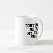 Juge Mug café personnalisé (Devant droit)