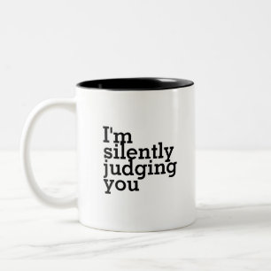Jugement - MUG CAFÉ à deux tons
