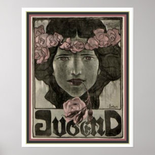 Jugend Art Nouveau Hoesje van Fidus 16 x 20 Poster