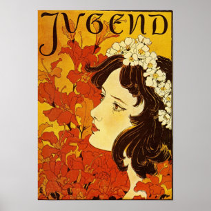 Jugend / Jeugd - Art Nouveau Poster