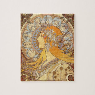 Jugendstil Alphonse Mucha Zodiac Puzzle Legpuzzel