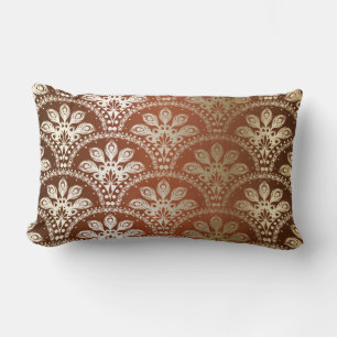 Jugendstil, art deco, vintage, elegant Bourgondië Kussen