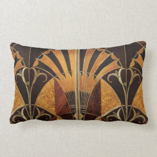 Jugendstil, art deco, vintage, multi houten kussen