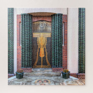 Jugenstil Door Legpuzzel