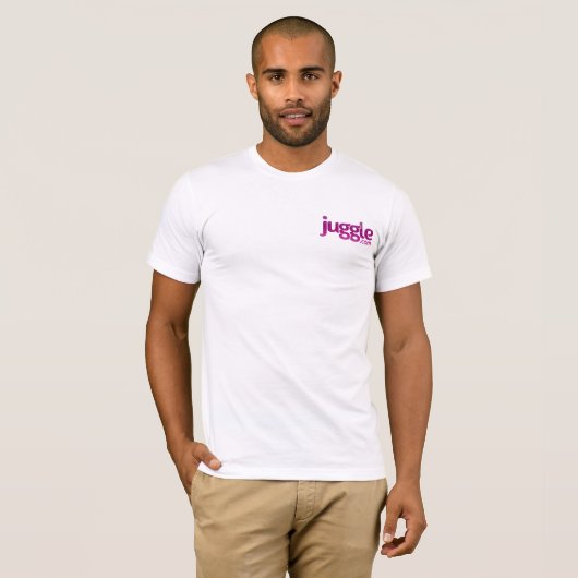 Juggle.com Logo Shirt (Voorkant volledig)